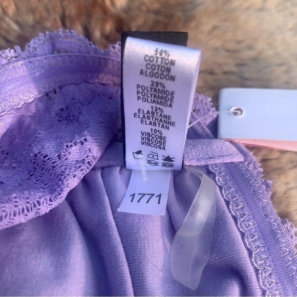 Cosabella Never Say Never Bandeau Bra Flirtie Issus Purple - Picture 6 of 8